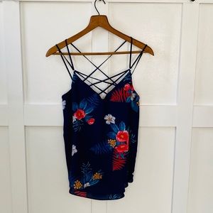 Express Navy Blouse/Tank
